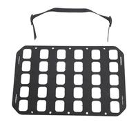 Miokycl Panneau Molle Noir avec Poignée PP, Trous Fixes, Panneau D'organisation Molle pour Boîte Murale, Sac à Dos