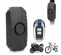MIOLOE système d'alarme de Moto, Alarme de vélo antivol 113db Big Shake Induction système d'alarme de sécurité antivol sans Fil avec télécommande pour vélo, Moto, Scooter