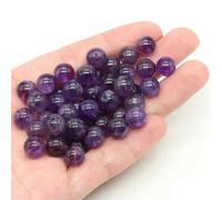 MIONGKI Perle d'espacement Ronde en Cristal Violet pour décoration d'intérieur, pour la Fabrication de Bijoux, Colliers DIY, 4, 6, 8, 10 mm