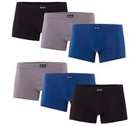 MioRalini Pack SAUVER! 12 ou 6 Hommes aux Couleurs Douces Culottes Boxer Shorts élastiques avec élasthanne et Coton sous-vêtements Doux Court Boxer Pantalon Taille Basse, Tailles: S 2XL 3XL 4XL