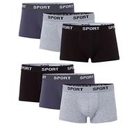 MioRalini Pack SAUVER! 12 ou 6 Hommes aux Couleurs Douces Culottes Boxer Shorts élastiques avec élasthanne et Coton sous-vêtements Doux Court Boxer Pantalon Taille Basse, Tailles: S 2XL 3XL 4XL