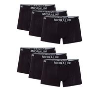 MioRalini Pack SAUVER! 12 ou 6 Hommes aux Couleurs Douces Culottes Boxer Shorts élastiques avec élasthanne et Coton sous-vêtements Doux Court Boxer Pantalon Taille Basse, Tailles: S 2XL 3XL 4XL