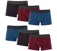 MioRalini Pack SAUVER! 12 ou 6 Hommes aux Couleurs Douces Culottes Boxer Shorts élastiques avec élasthanne et Coton sous-vêtements Doux Court Boxer Pantalon Taille Basse, Tailles: S 2XL 3XL 4XL