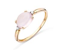Miore - Bague - Or Rose 9 k (375/1000) - Quartz 0.02 Carats - 54 - M9082R4