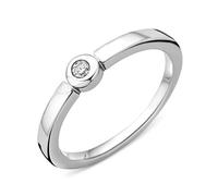Miore - Bague Solitaire - Argent 925 - Diamant 0.05 cts - T56 - MSAE087DR56
