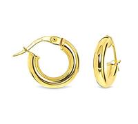Miore - Boucles d'Oreilles Femme Creole - Or Jaune 9ct