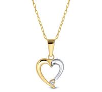 Miore - Collier Femme - Or jaune 375/1000 (9 carats) 1.49 gr - Oxyde de zirconium