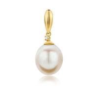 Miore - Pendentif - Or Jaune 14 k (585/1000) - Perle d'Eau Douce - MA4050P