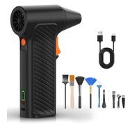 Miosugo Électrique Retirer la poussière d'air comprimé sans fil, 110000 tr/min Air comprimé électrique Air Duster, vitesse réglable à l'infini, souffleur d'air comprimé avec batterie de 5000 mAh