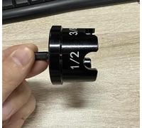 Miosugo Jeu de clés à douille, jeu de clés mixtes 1/4", 3/8", 1/2", pour un retrait rapide des vis et des écrous (1)