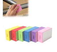 Miosugo Lot de 6 blocs de ponçage diamantés pour carrelage, convient pour le ponçage du carrelage, du verre, du métal et du marbre