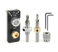 Miosugo Outil de poinçonnage de profil en aluminium, aide au perçage, gabarit de perforation de profil en aluminium, kit d'aide au perçage pour profilés en aluminium, convient pour les séries 20/30/40