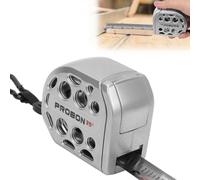 Miosugo Ruban à mesurer inoxydable, double face double échelle, design creux étanche, mètre ruban cadeau pour papa, cadeau d'anniversaire et cadeaux de Noël pour papa (7.5M/2.5m)