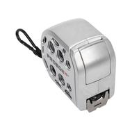 Miosugo Ruban de Mesure Inox, Double Face Double Échelle, Conception de Cavité Étanche, Mesure de Ruban Cadeau pour Papa, Cadeau d'Anniversaire et Cadeaux de Noël pour Papa (1,5M/5m)