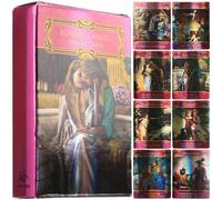Miotlsy Oracle Tarot Tarot Débutant 44pcs Ange Romantique Tarot Cartes Divinatoire Cartes de Tarot Significatives Version Jeux de Cartes de Table Fête de Famille Jeu de Couple