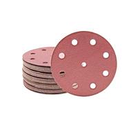 MioTools Fox Disques abrasifs auto-agrippants, 125 mm, 9 trous, p. Ponceuses excentriques, Corindon normal (Lot de 50) G240