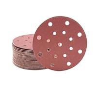 MioTools Fox Disques abrasifs auto-agrippants, 150 mm, 17 trous, p. Ponceuses excentriques, Corindon normal (Lot de 25) G36