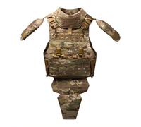 Mious Gilet tactique de combat 5 en 1, armure modulaire tactique avec système MOLLE, poche Mag & ajustement réglable, protection militaire pour la lutte
