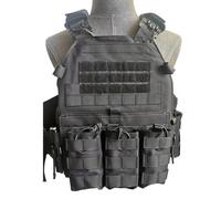 Mious Gilet tactique multifonction - Nylon 600D - Système MOLLO - Gilet tactique multifonction Quick Release - Convient pour la chasse en plein air, l'entraînement de combat