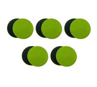MiOYOOW 10 Pcs Core Sliders, 17,5cm Disques de Glisse Double Face, Disques Fitness pour Yoga, Pilates, Gym, Entraînement Abdominal à Domicile