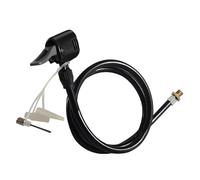 MiOYOOW Adaptateur de Tuyau de Gonfleur, Tube d'Extension de Gonfleur, Adaptateur de Valve Presta, Tube d'extension Anti-Fuite avec Clip de Verrouillage pour la Plupart des Gonfleurs de Pneus