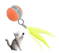 MiOYOOW Balle Interactive pour Chat Rechargeable, Jouet Interactif pour Chats et Chiens, avec 3 Modes de Jeu et des Sons de Chant d'oiseaux, Idéale pour Les Petits Chiens et Chatons d'intérieur