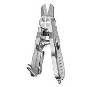 MiOYOOW Ciseau Pêche Mouche Multifonction 3-en-1, Outil Coupe Acier Inoxydable, Coupe-Fil Compact Antidérapant Portable, pour Pêche en Eau Douce, Mer et Excursion