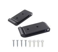 MiOYOOW Crochets pour Armes à Feu, Support Mural pour Étagère à Armes à Feu avec Rembourrage Souple Crochet Suspendu pour Affichage Stockage D'armes à Feu pour Armoires Bureaux Murs