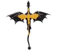 MiOYOOW Décoration de Bibliothèque en Bois, Décor pour Le Cadre, Ornementation Moderne Motif Dragon, Serre-Livres Fantaisie, Accessoire pour Les Amateurs de Livres et de Dragons