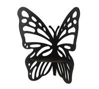 MiOYOOW Étagère d'angle Flottante en Bois, Support Mural en Forme de Papillon, Étagère de Rangement pour Chambre à Coucher, Cuisine, Bureau, Décoration d'intérieur
