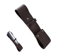 MiOYOOW Étui à Éventail en PU, Housse de Protection Éventail Portable avec Passant Ceinture, Pochette de Rangement Ventilateur Anti-déchirure, pour Quotidien, Spectacle et Hanfu, Fête