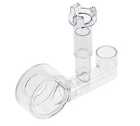 MiOYOOW Filtre d'aquarium, Écumeur Réglable avec Sortie à Débit Lent, Bac à Graisse Draine l'huile pour Aquarium Planté en Forme de Tuyau de Nénuphar Filtration de l'huile (12/16 Mm)