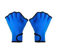 MiOYOOW Gants Palmés de Natation, Palmés Gants D'entraînement de Natation avec Sangles Réglables Aquatic Fitness Résistance Eau Palmés Gants pour la Natation Femmes Hommes Enfants Adultes