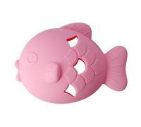 MiOYOOW Jouet à Mâcher pour Chien en Silicone, en Forme de Poisson pour Chat avec Trous de Distribution de Nourriture, Distributeur Lent pour Animaux de Compagnie pour Chiens et Chats