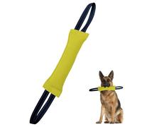 MiOYOOW Jouet à Tirer pour Chien, Jouet à Mordre pour Chien, à Mâcher Interactif en Lin, Corde à Tirer Couinante avec 2 Poignées pour Petits et Moyens Chiens