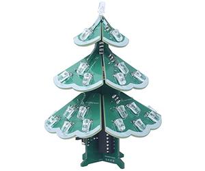 MiOYOOW Kit Électronique d'arbre de Noël, Arbre de Noël de Musique de DC 4.5V-5.5V avec la Voix de Noël pour Le Passionné Électronique de DIY