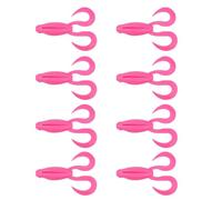 MiOYOOW Leurre Souple Grenouille, 3/5/8 Pcs Leurres de Pêche pour Truite, Chevesne, Perche, Petits Carnassier, 5,5/7/10cm Appâts de Pêche Artificiels