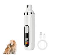 MiOYOOW Lime à Ongles Électrique pour Animaux, Coupe Griffes Rechargeable avec Écran LCD et Lumière LED, Ponceuse Silencieuse à 2 Vitesses, pour Le Toilettage Domestique des Chiens et des Chats