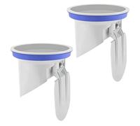 MiOYOOW Lot de 2 Clapet Anti-Odeur à Ressort, 110mm Valve de Drainage, Dispositif Anti-Insecte pour Canalisation, pour WC, Jardin et Évacuation