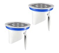 MiOYOOW Lot de 2 Clapet Anti-Odeur à Ressort, 110mm Valve de Drainage, Dispositif Anti-Insecte pour Canalisation, pour WC, Jardin et Évacuation