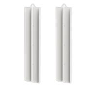 MiOYOOW Lot de 2 Support Mural pour Capsules de Café, Porte Capsules, Supports pour Capsules de Café Mural sans Perçage, Largeur Réglable de 37 à 58 Mm, Organiseur pour 12 à 18 Capsules