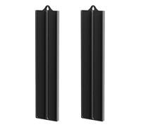 MiOYOOW Lot de 2 Support Mural pour Capsules de Café, Porte Capsules, Supports pour Capsules de Café Mural sans Perçage, Largeur Réglable de 37 à 58 Mm, Organiseur pour 12 à 18 Capsules