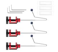 MiOYOOW Lot De 3 Extracteur D'hameçons, Dégorgeoir De Pêche, Accessoires de Poissons, Outil De Décrochage avec Petite Clé Hexagonale Et Tube De Rangement pour Eau Douce Et Salée