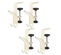 MiOYOOW Lot de 4 Crochets pour Sac à Dos, Supports de Guirlande Réglables, Cintre Support pour Chapeaux, Crochets de Stockage sans Perçage pour Décoration de Maison, Oragnisateur de Rangement