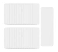 MiOYOOW Lot de 50 Planches de Répartition pour Ruban Washi, 5x15 Cm en PVC Givré, Règles de Découpage Multifonctions pour Scrapbooking, Accessoires DIY pour Création d'Albums Photo et Journaling