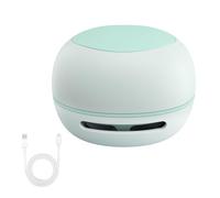 MiOYOOW Mini Aspirateur de Table, Aspirateur Puissant sans Fil Rechargeable par USB, Souffleur de Poussière Facile à Nettoyer, de Bureau Silencieux, Ramasse Miette pour Clavier d'ordinateur