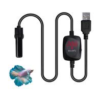MiOYOOW Mini Chauffage d'aquarium de 10W, Chauffe-Eau Submersible, Tige Chauffante avec Protection Contre la Surchauffe, 5 V/2 A, USB, Chauffe-Eau Submersible en Céramique pour Eau Salée et Eau Douce