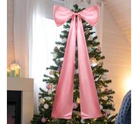 MiOYOOW Nœud Géant pour Sapin de Noël, Décoration de Fête de 50 X 117 Cm Forme Vintage, Ornements de Sapin de Noël pour la Maison, Un Mariage, Un Anniversaire ou Une Fête
