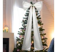 MiOYOOW Nœud Géant pour Sapin de Noël, Décoration de Fête de 50 X 117 Cm Forme Vintage, Ornements de Sapin de Noël pour la Maison, Un Mariage, Un Anniversaire ou Une Fête