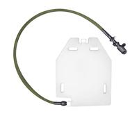 MiOYOOW Panneau d'eau pour Pack Tactique, Réservoirs d'eau de 1,5 L, Poche Hydratation avec Interrupteur de Sortie d'eau Réglable pour Porte-Plaque d'assaut Molle, Gilet Molle Tactique